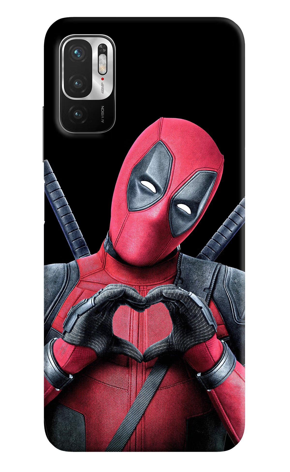 Deadpool Redmi Note 10T 5G Hard Case Back Cover by Casekaro