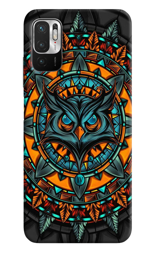 Angry Owl Art Redmi Note 10T 5G Hard Case Back Cover by Casekaro