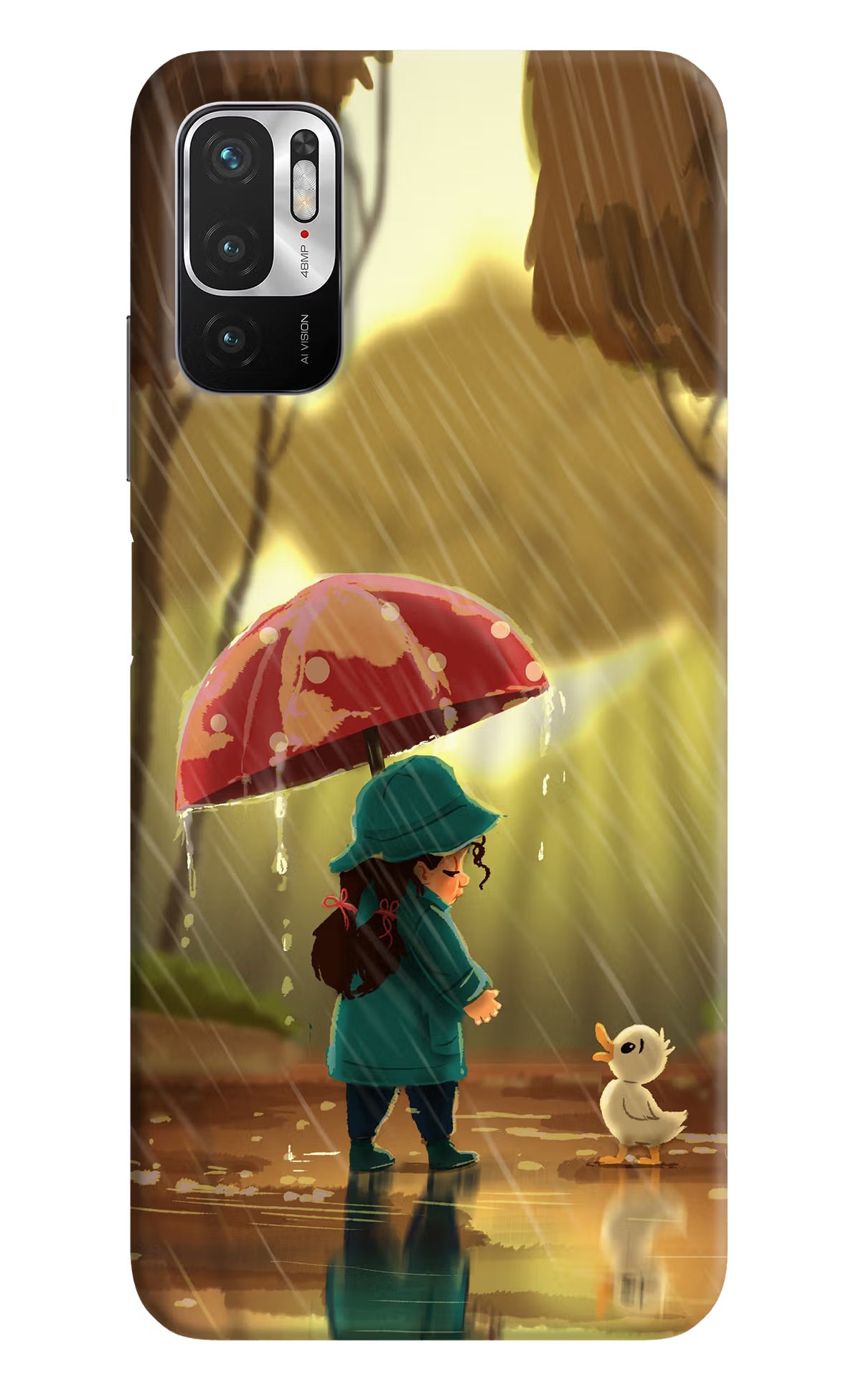 Rainy Day Redmi Note 10T 5G Hard Case Back Cover by Casekaro