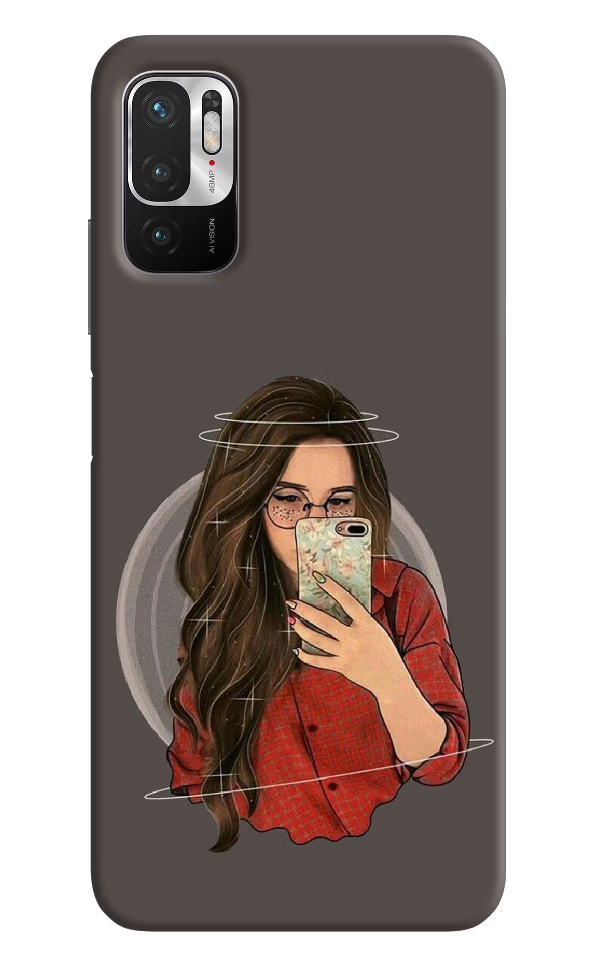 Selfie Queen Redmi Note 10T 5G Hard Case Back Cover by Casekaro