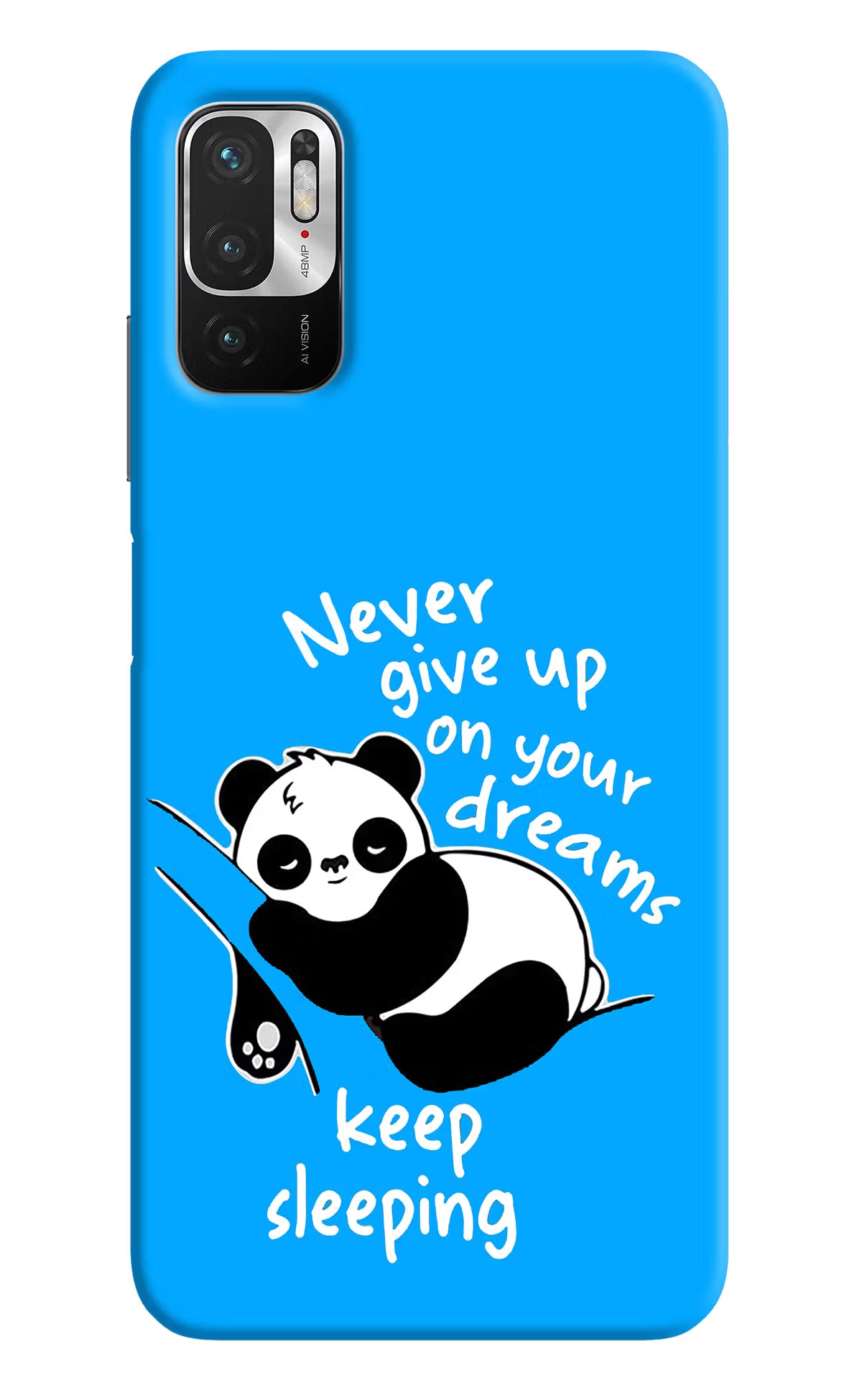 Keep Sleeping Redmi Note 10T 5G Hard Case Back Cover by Casekaro