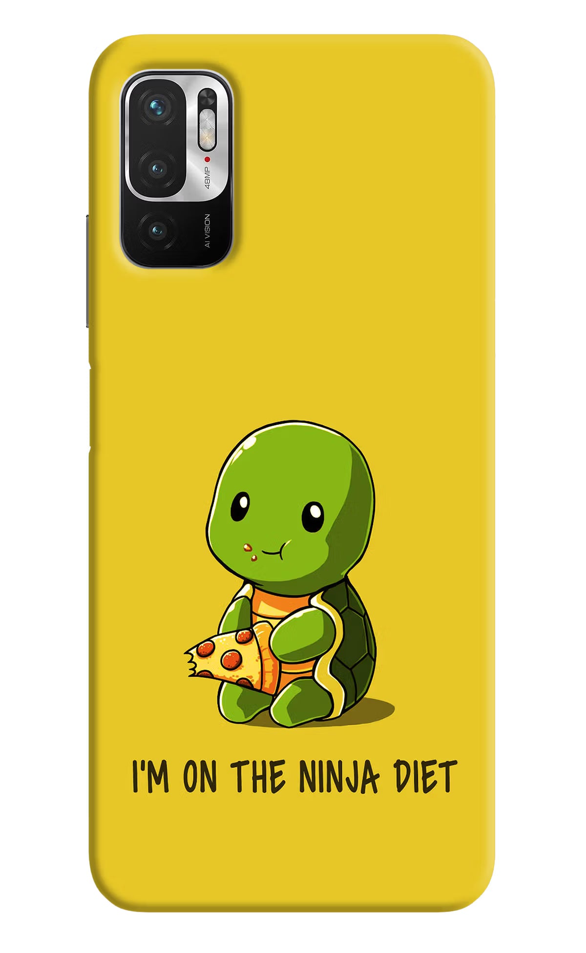 I'm on Ninja Diet Redmi Note 10T 5G Hard Case Back Cover by Casekaro