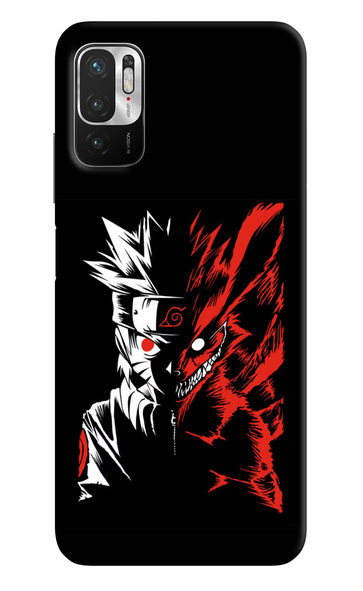 Naruto Two Face Redmi Note 10T 5G Hard Case Back Cover by Casekaro