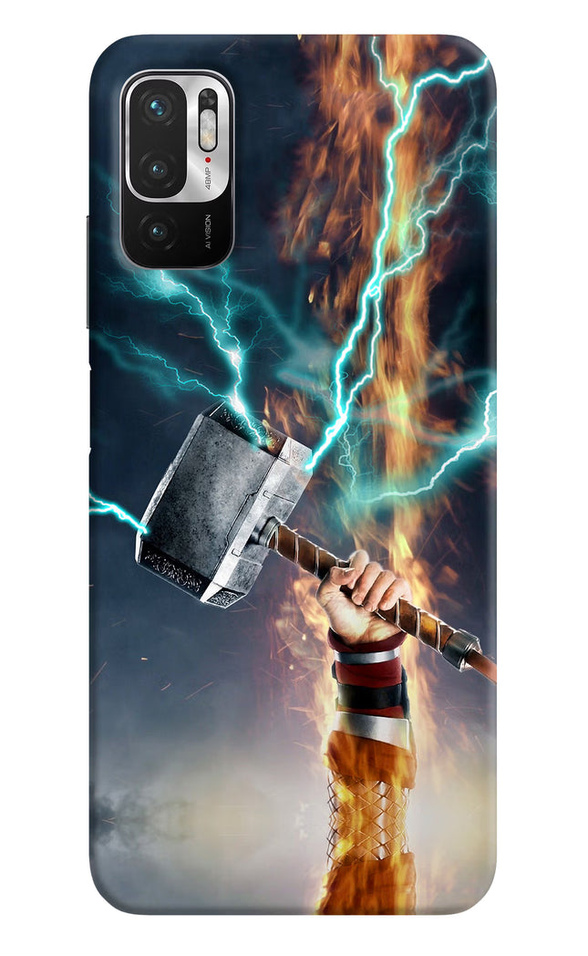 Thor Hammer Mjolnir Redmi Note 10T 5G Hard Case Back Cover by Casekaro