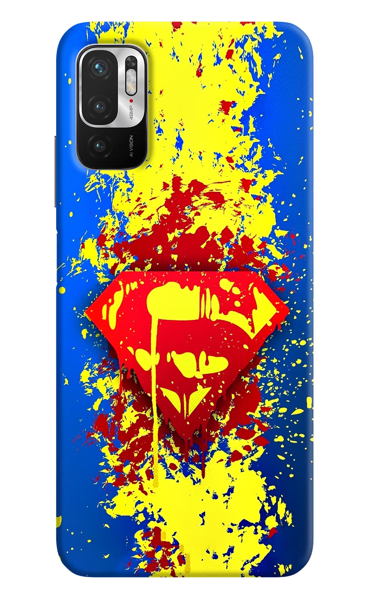 Superman logo Redmi Note 10T 5G Hard Case Back Cover by Casekaro