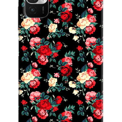 Rose Pattern Redmi Note 10T 5G Hard Case Back Cover by Casekaro