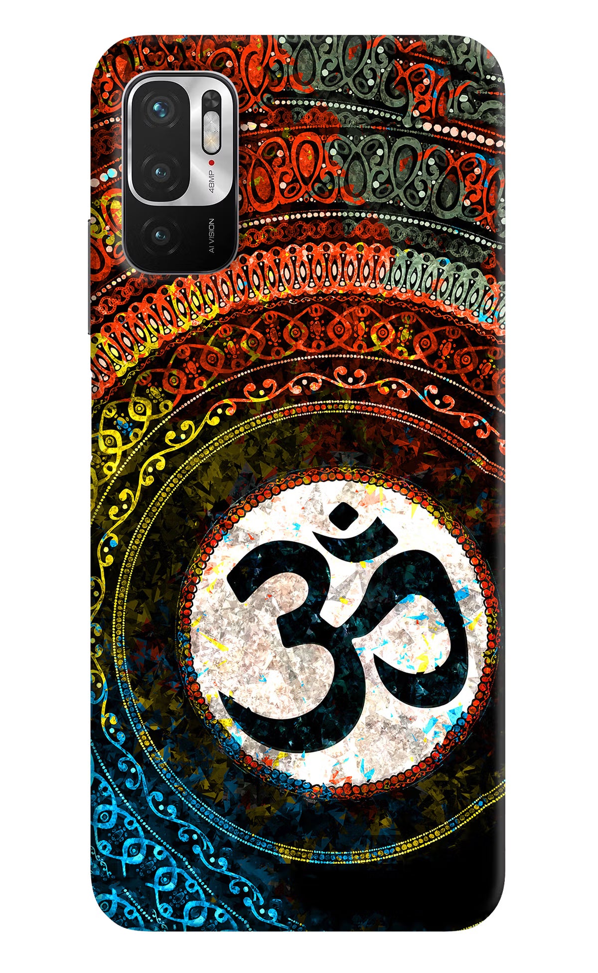 Om Cultural Redmi Note 10T 5G Hard Case Back Cover by Casekaro