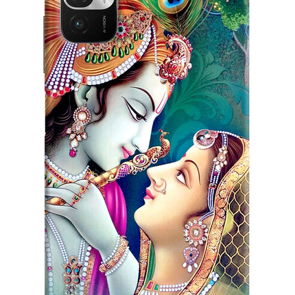 Lord Radha Krishna Redmi Note 10T 5G Hard Case Back Cover by Casekaro