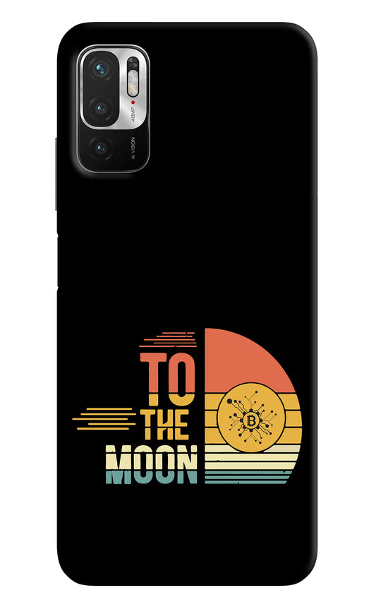 To the Moon Redmi Note 10T 5G Hard Case Back Cover by Casekaro