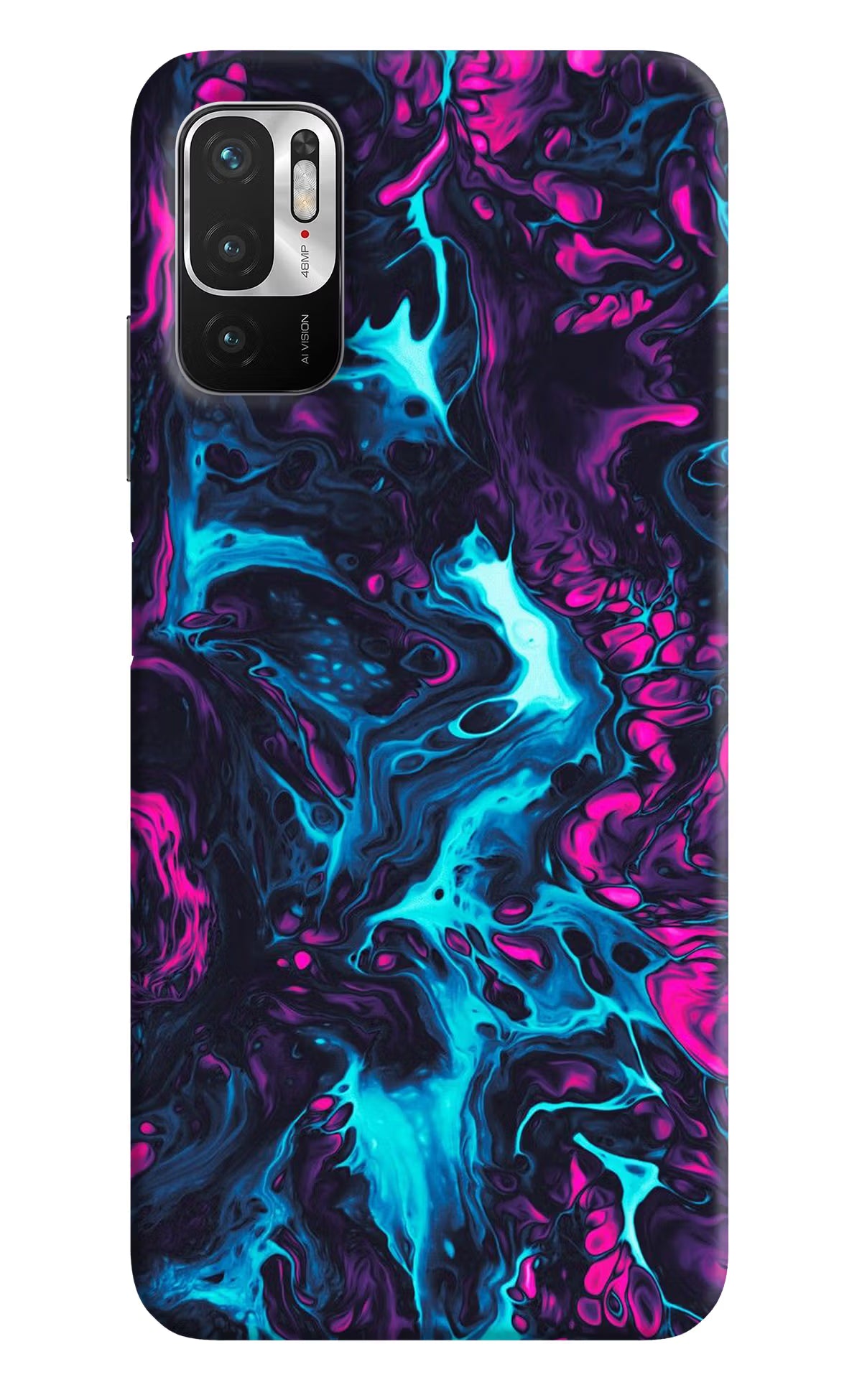 Abstract Redmi Note 10T 5G Hard Case Back Cover by Casekaro