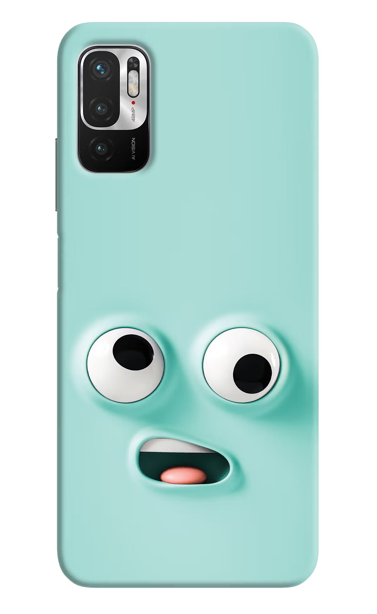 Funny Cartoon Redmi Note 10T 5G Hard Case Back Cover by Casekaro