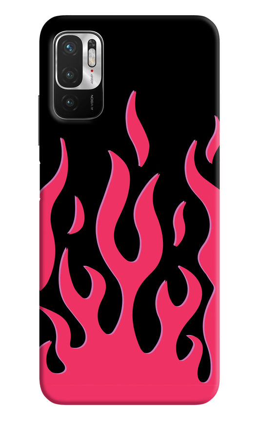 Fire Flames Redmi Note 10T 5G Hard Case Back Cover by Casekaro