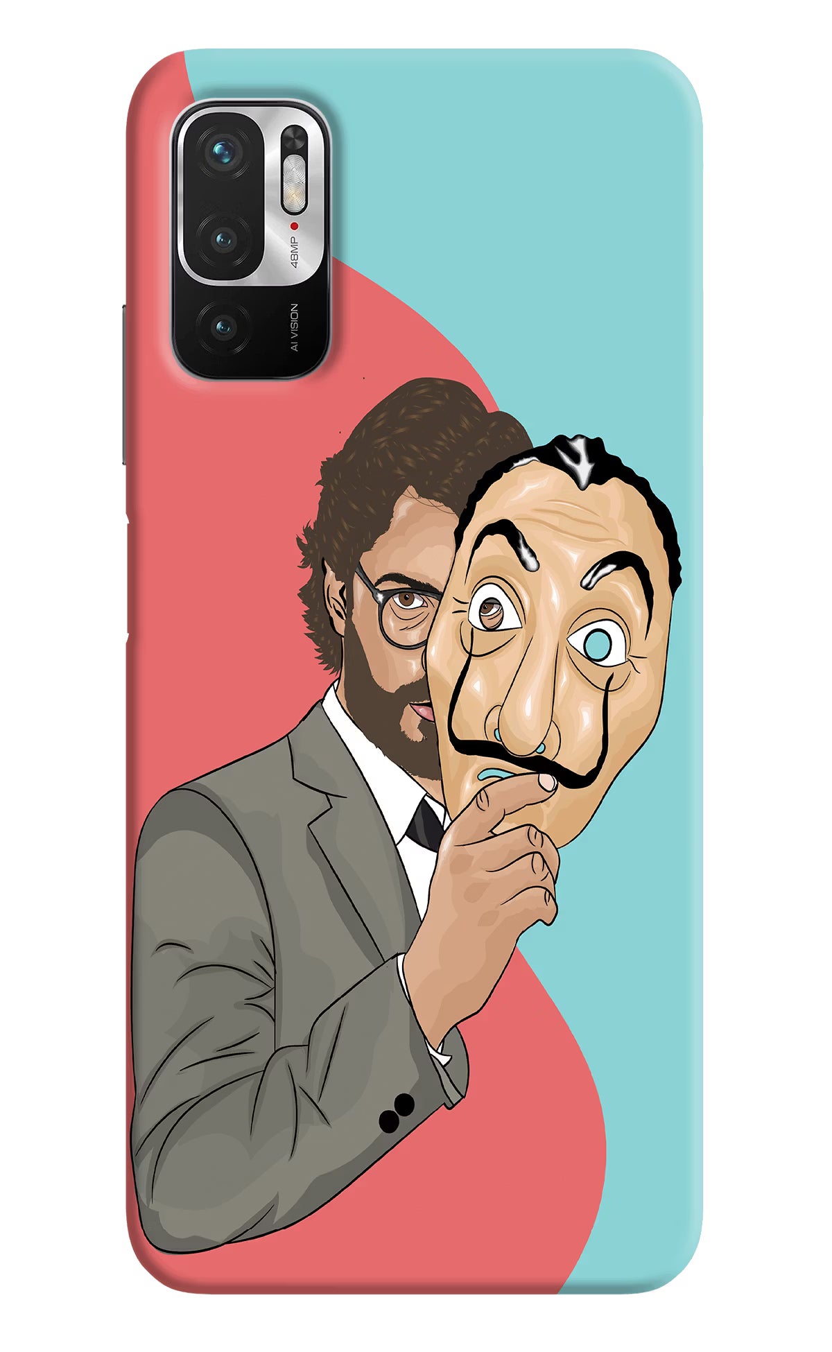 Professor Redmi Note 10T 5G Hard Case Back Cover by Casekaro