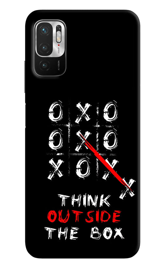 Think out of the BOX Redmi Note 10T 5G Hard Case Back Cover by Casekaro