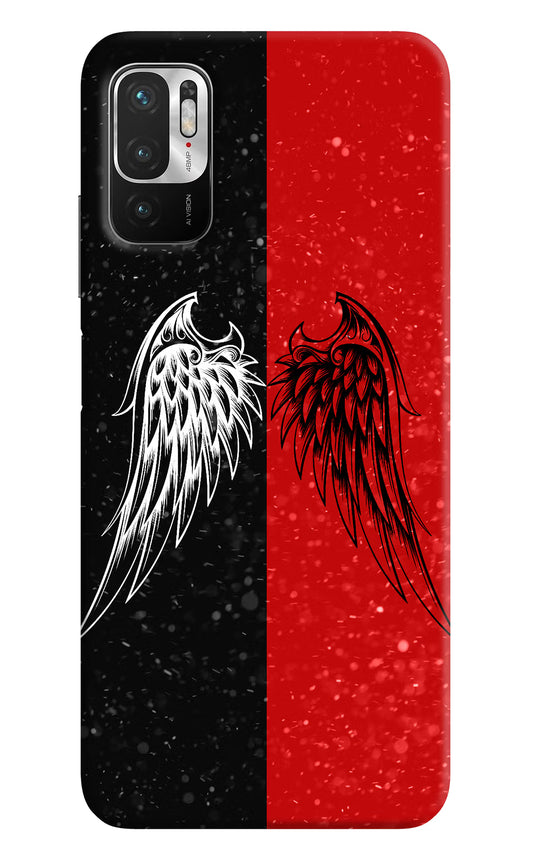Wings Redmi Note 10T 5G Hard Case Back Cover by Casekaro
