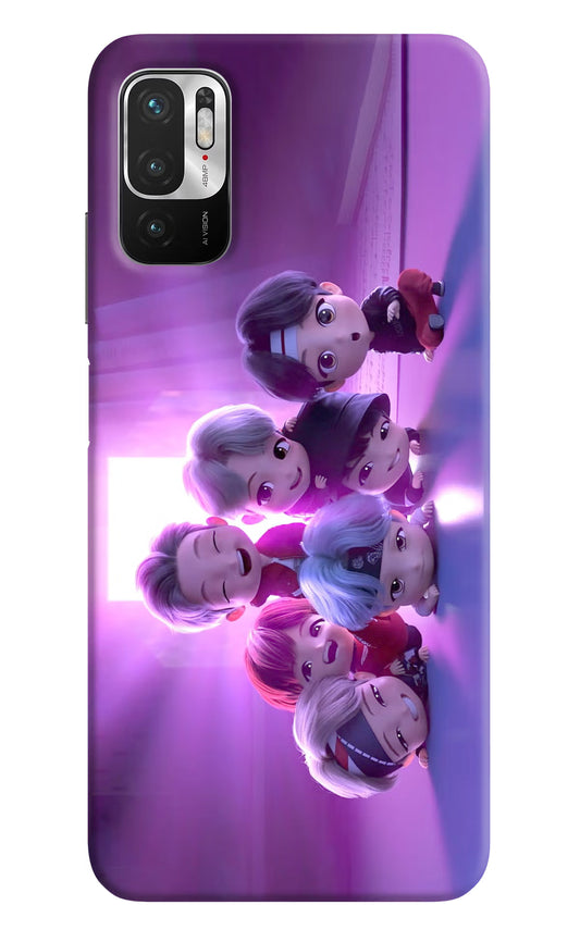 BTS Chibi Redmi Note 10T 5G Hard Case Back Cover by Casekaro