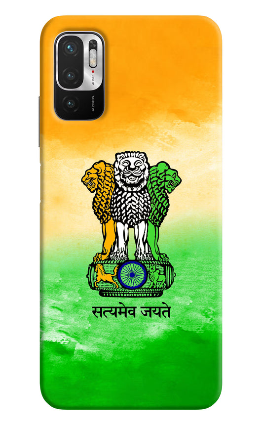 Satyamev Jayate Flag Redmi Note 10T 5G Hard Case Back Cover by Casekaro