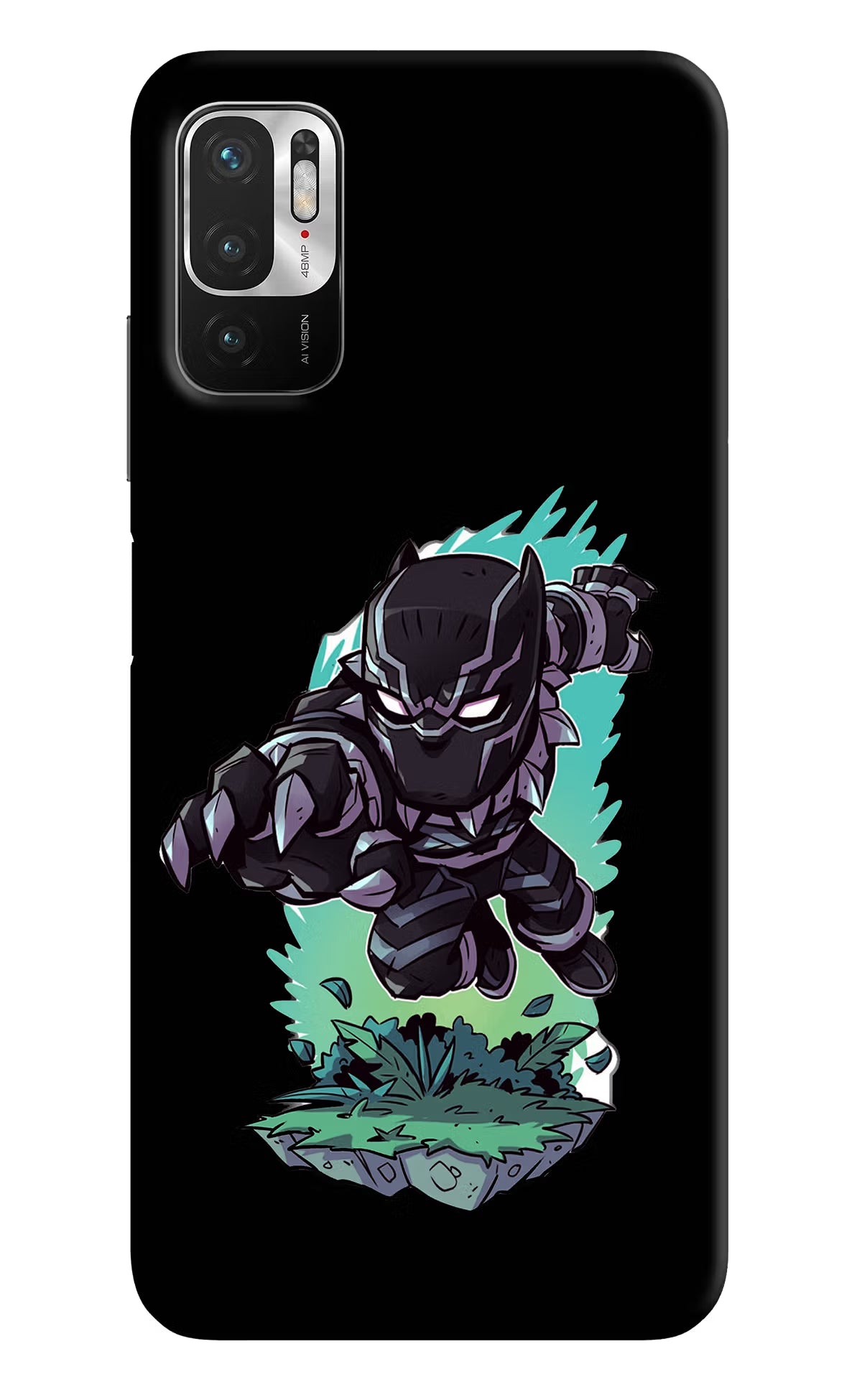 Black Panther Redmi Note 10T 5G Hard Case Back Cover by Casekaro