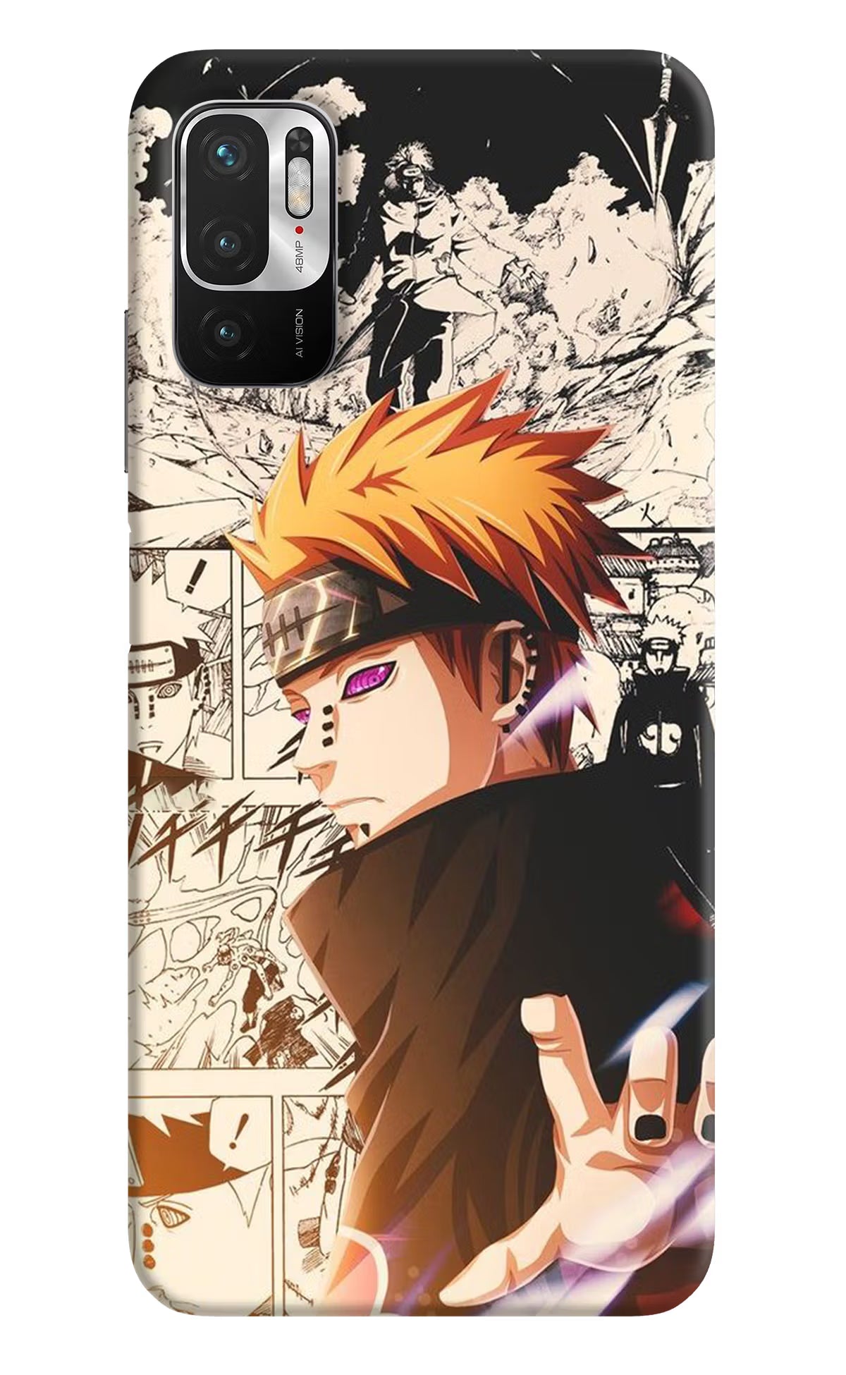 Pain Anime Redmi Note 10T 5G Hard Case Back Cover by Casekaro