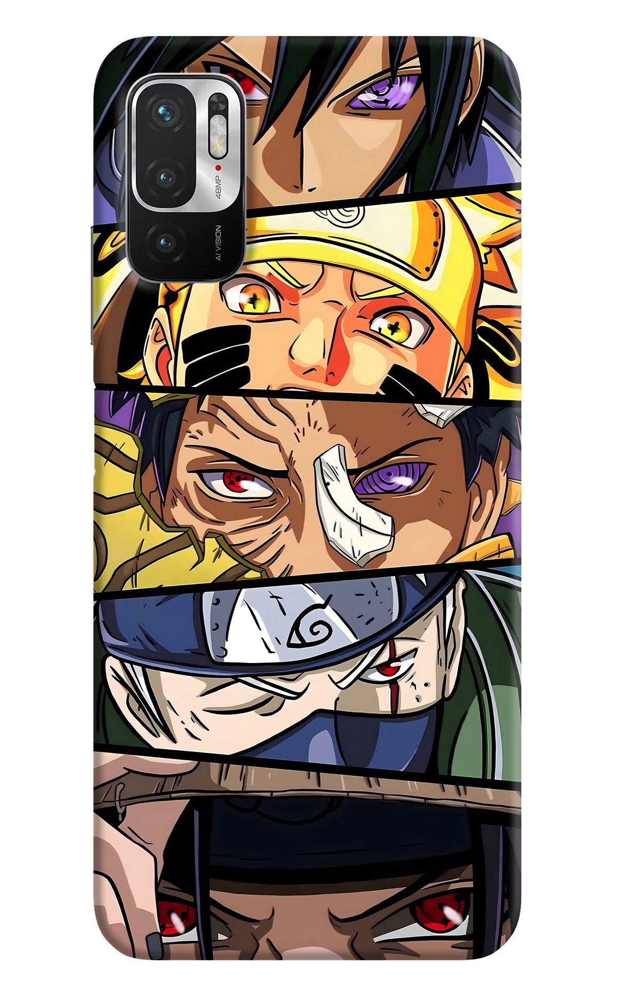 Naruto Character Redmi Note 10T 5G Hard Case Back Cover by Casekaro