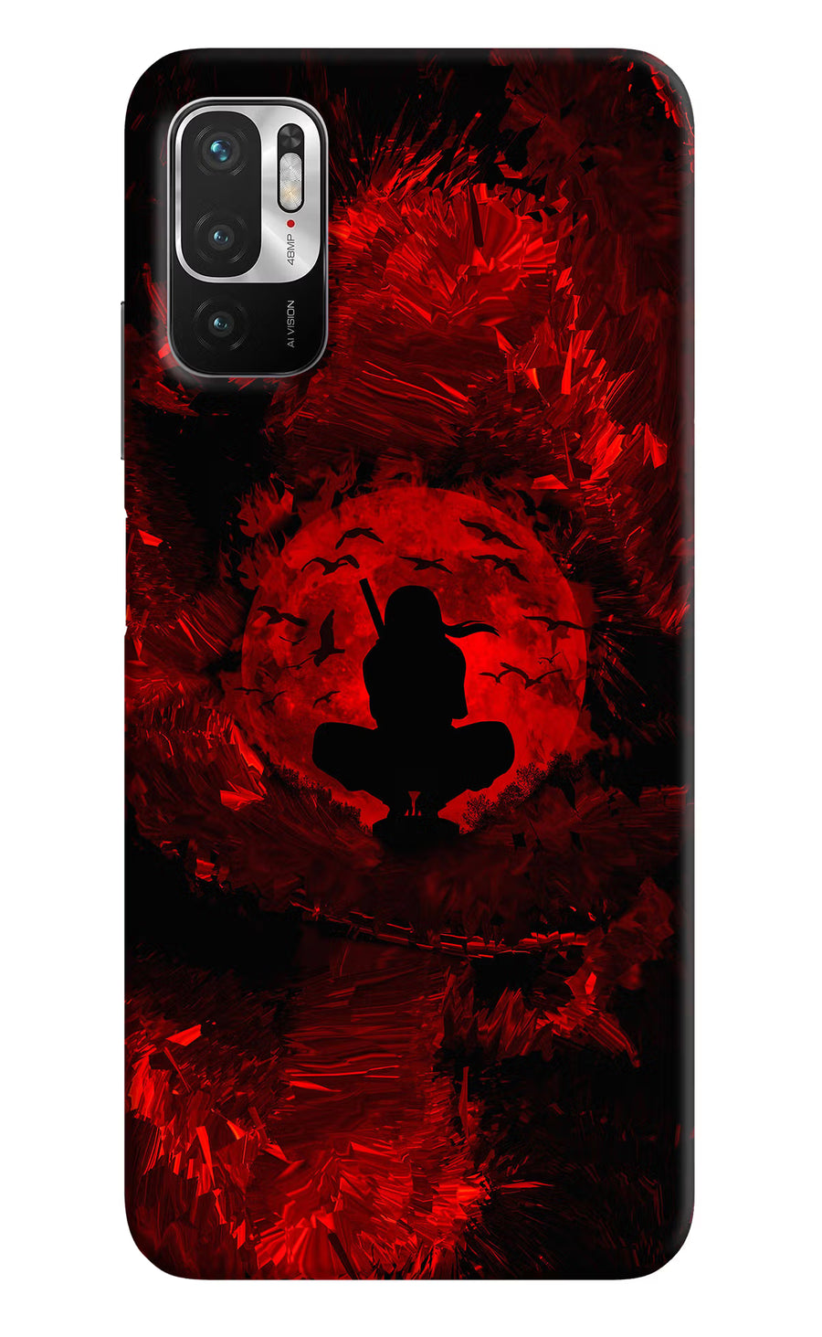 Itachi Uchiha Redmi Note 10T 5G Back Cover, Hard case