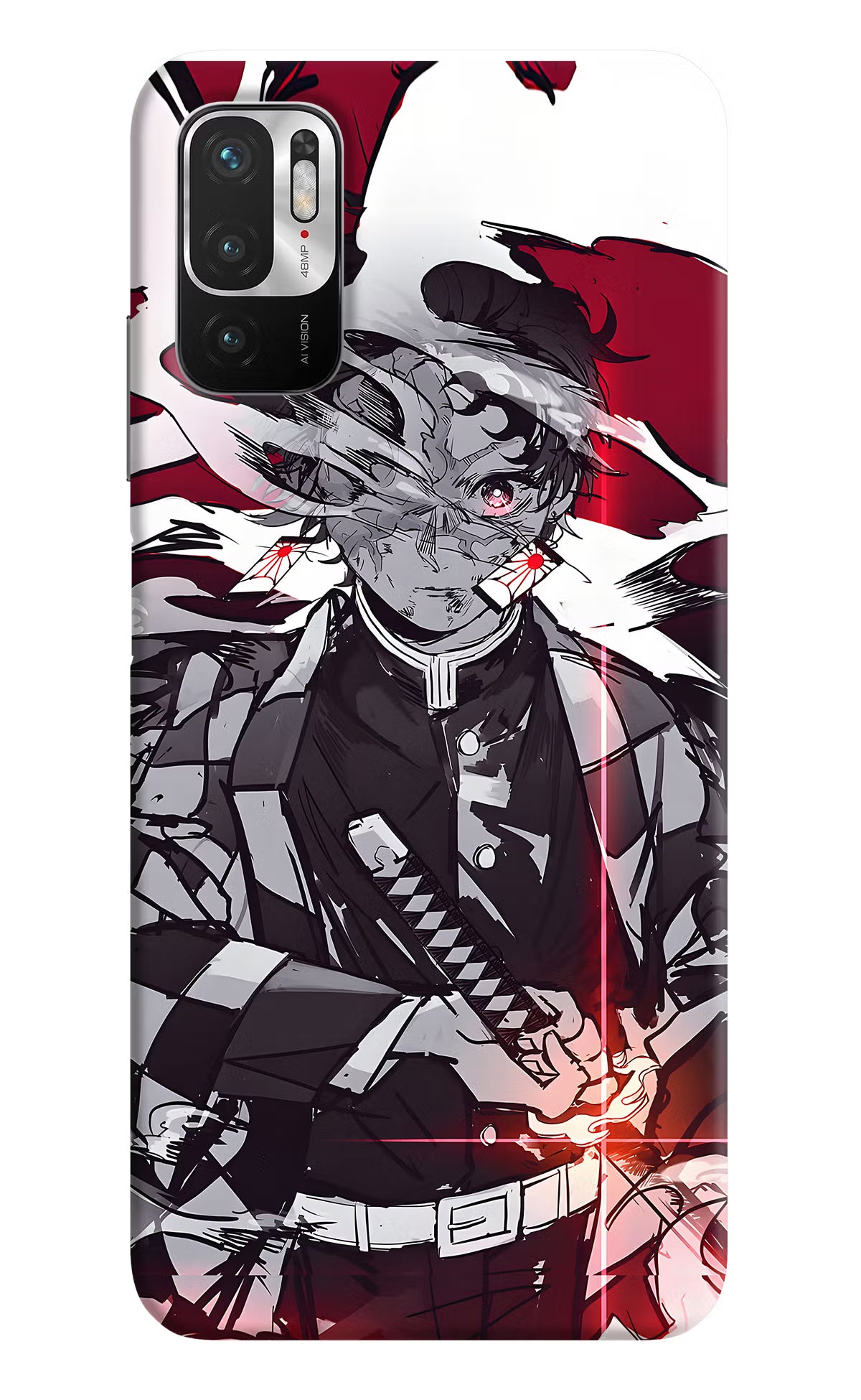 Demon Slayer Redmi Note 10T 5G Hard Case Back Cover by Casekaro