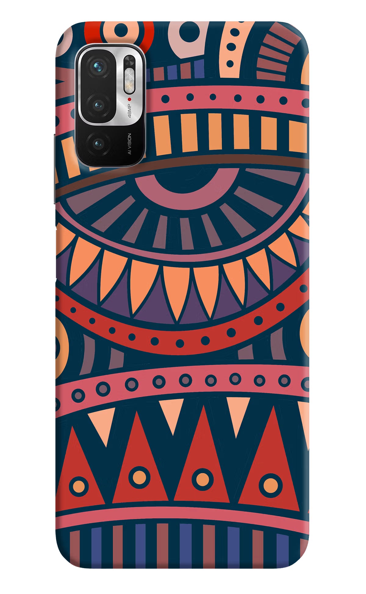 African Culture Design Redmi Note 10T 5G Hard Case Back Cover by Casekaro