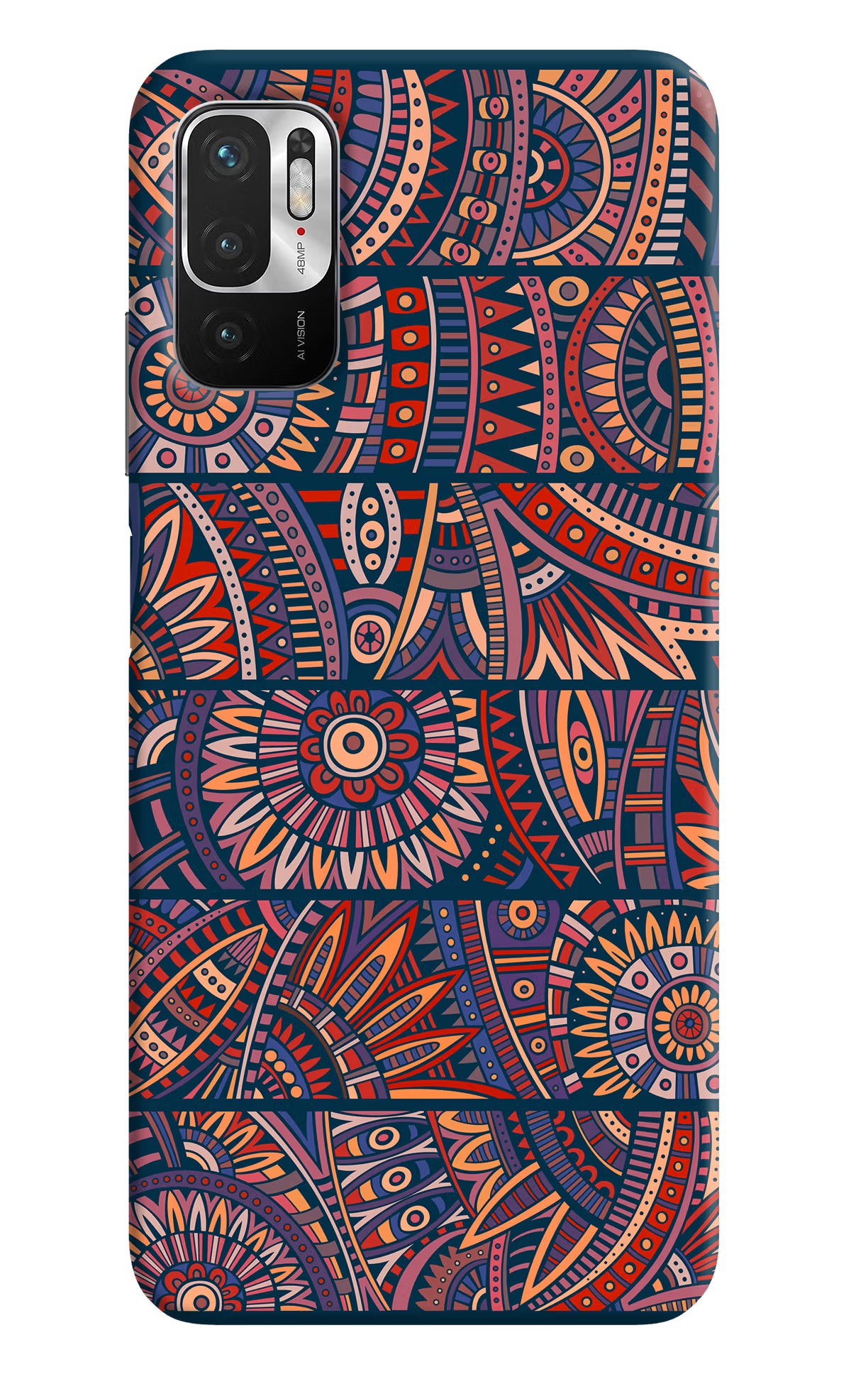African Culture Design Redmi Note 10T 5G Hard Case Back Cover by Casekaro