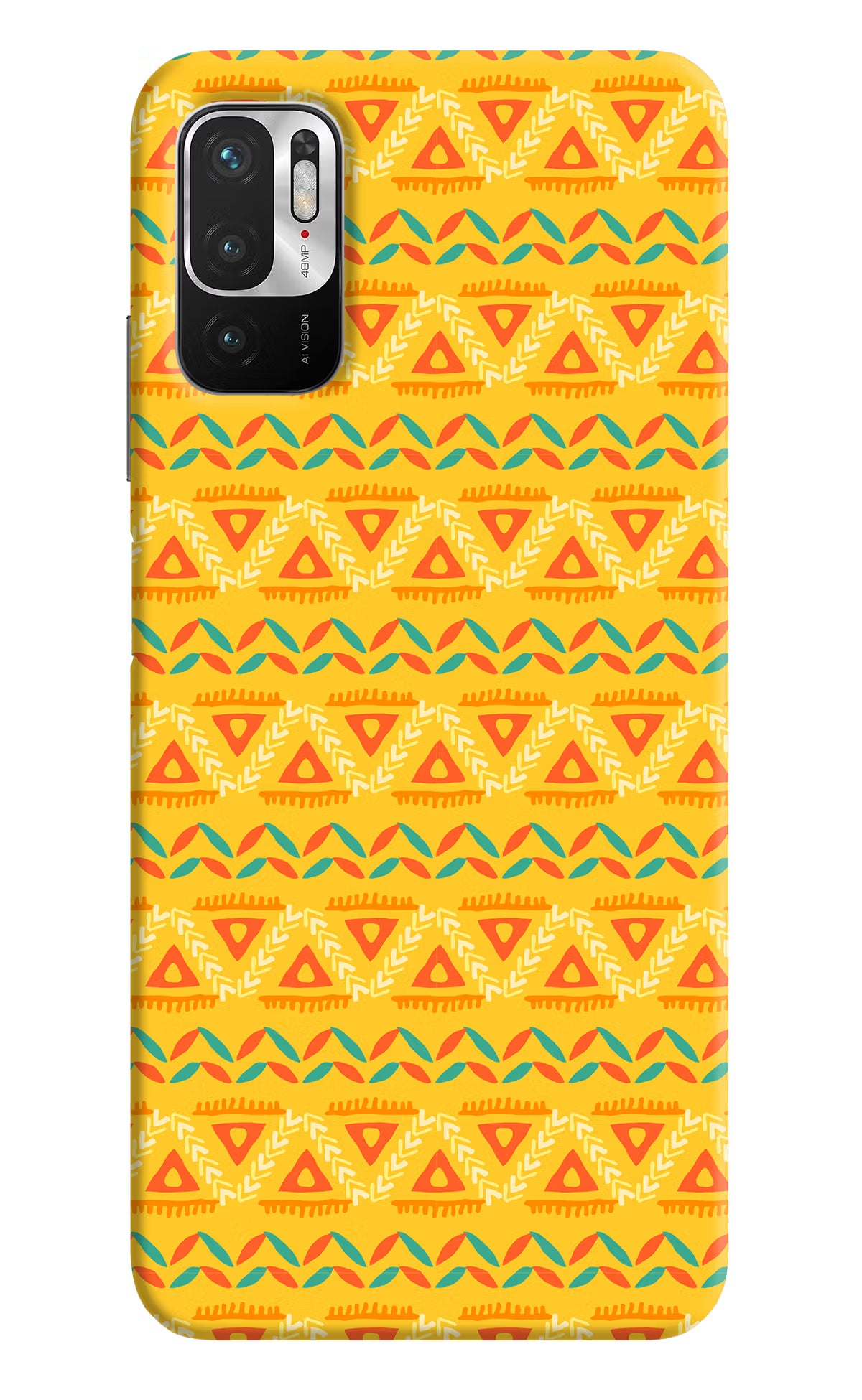 Tribal Pattern Redmi Note 10T 5G Hard Case Back Cover by Casekaro