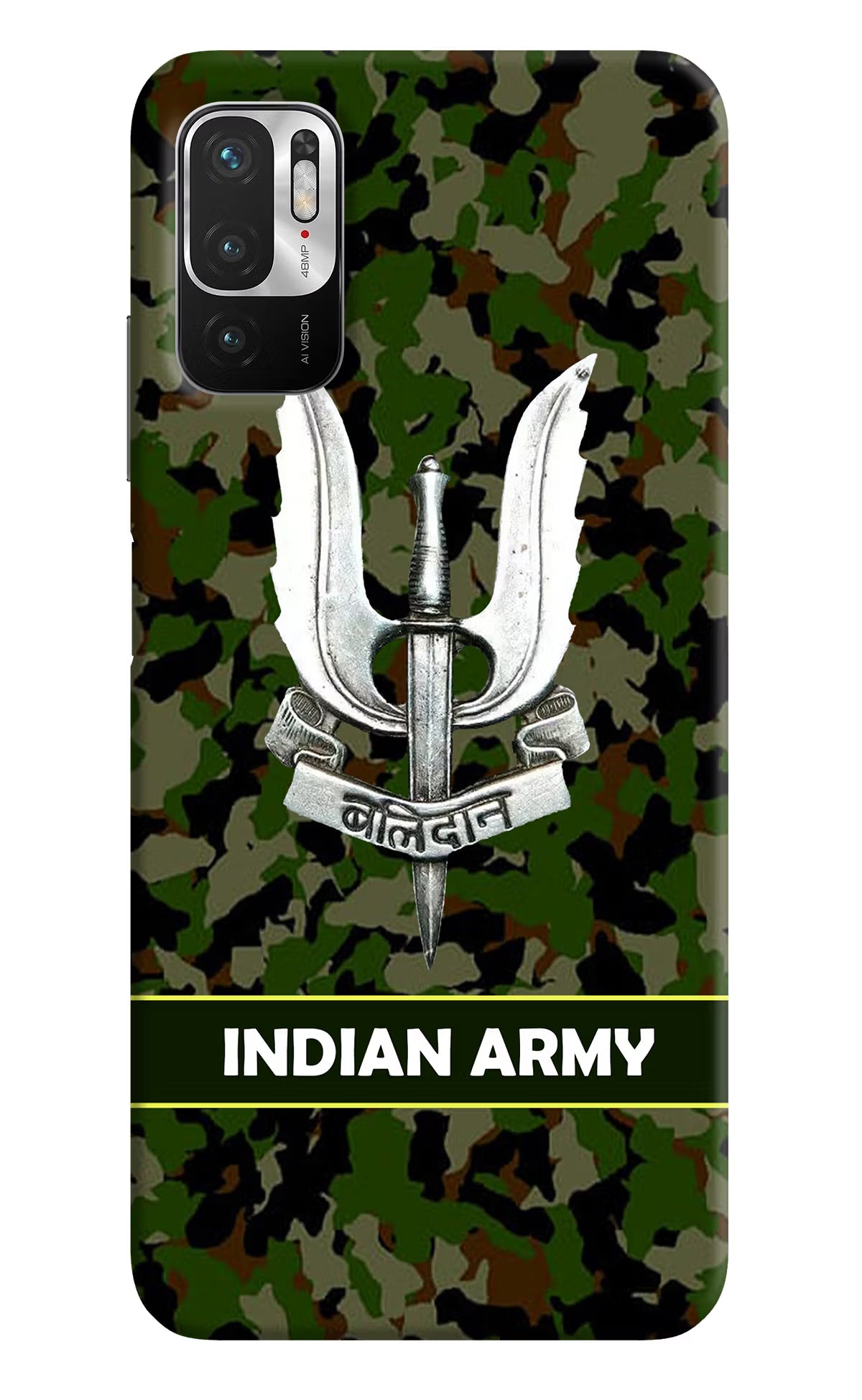 Balidan Indian Logo Redmi Note 10T 5G Hard Case Back Cover by Casekaro