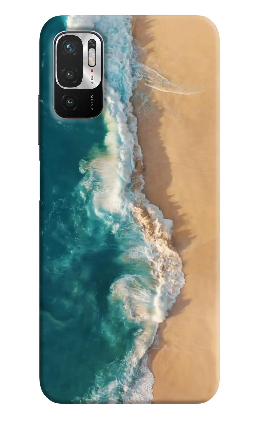 Ocean Beach Redmi Note 10T 5G Back Cover, Hard case