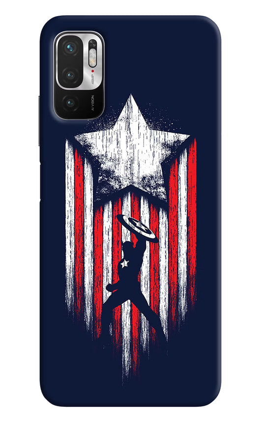 Captain America Marvel Art Redmi Note 10T 5G Hard Case Back Cover by Casekaro