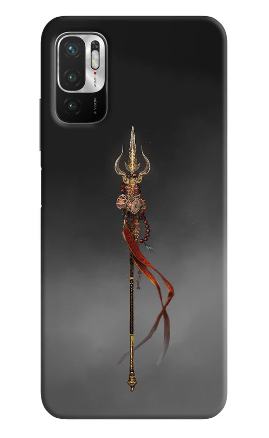 Shiv Trishul Redmi Note 10T 5G Hard Case Back Cover by Casekaro