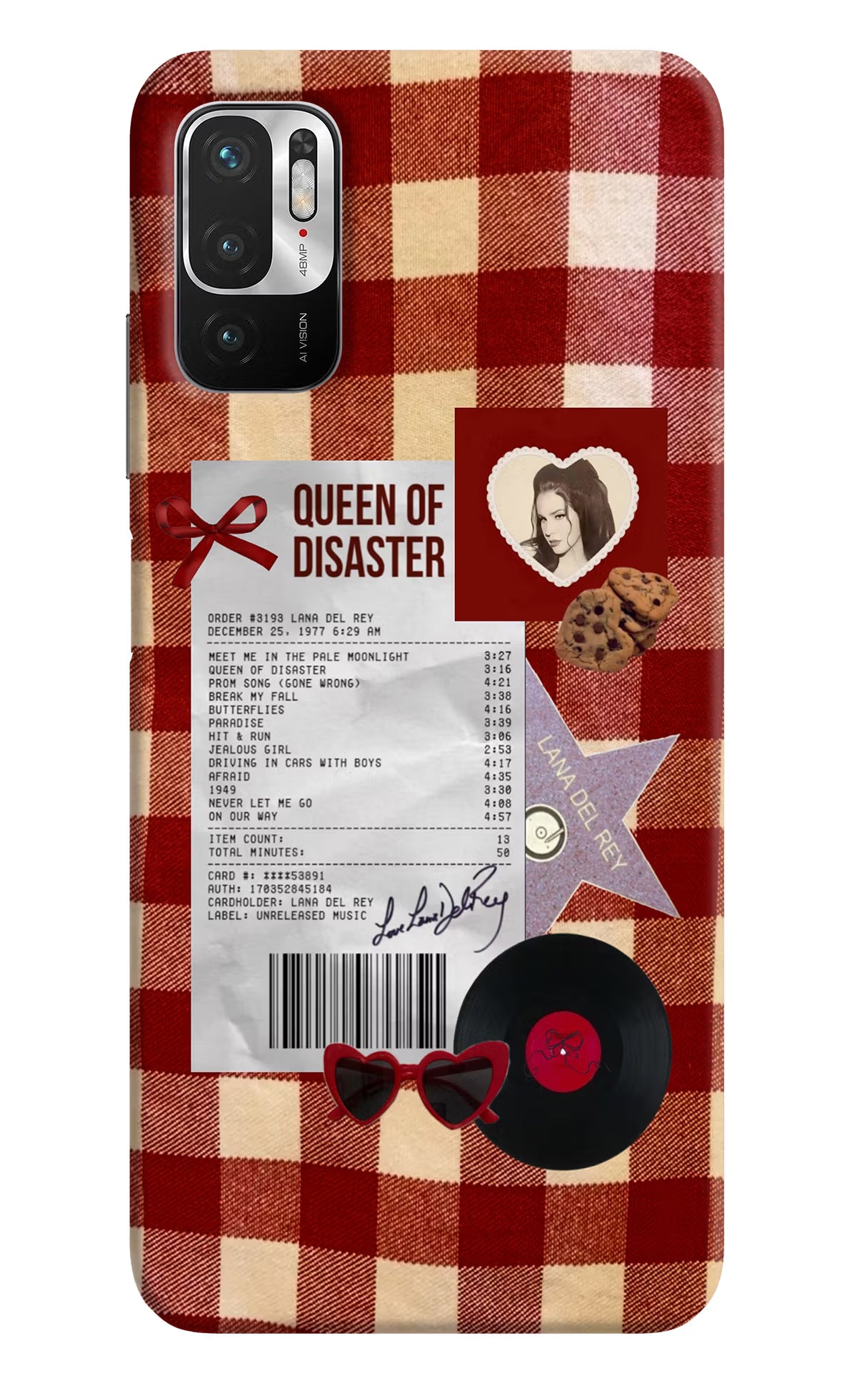 Queen of Disaster Redmi Note 10T 5G Hard Case Back Cover by Casekaro