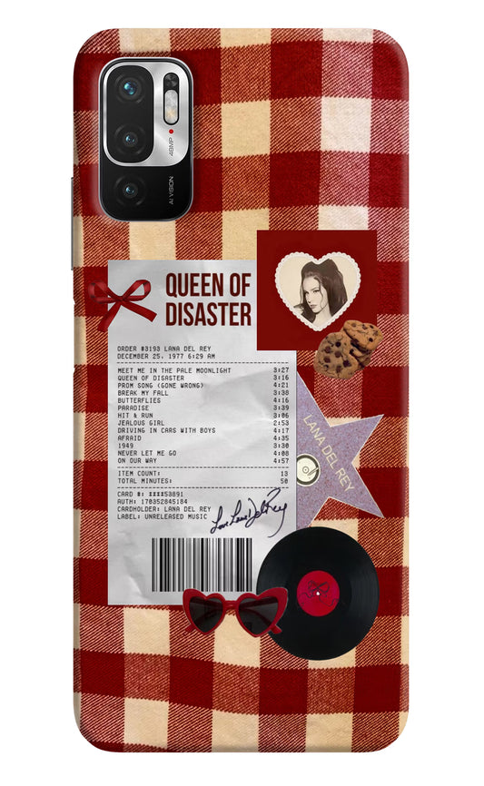 Queen of Disaster Redmi Note 10T 5G Hard Case Back Cover by Casekaro
