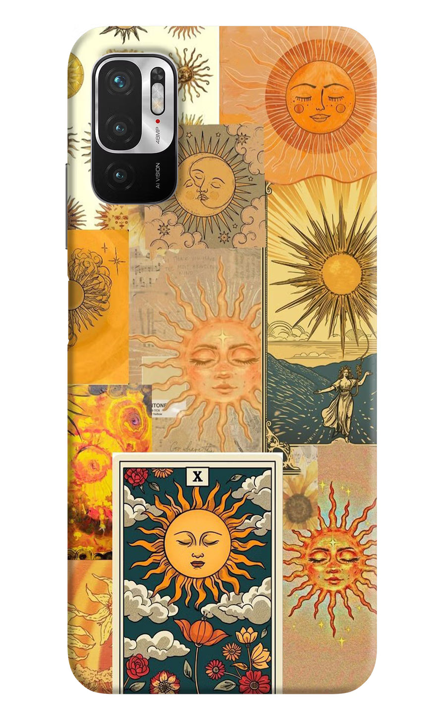 Sun Redmi Note 10T 5G Back Cover, Hard case