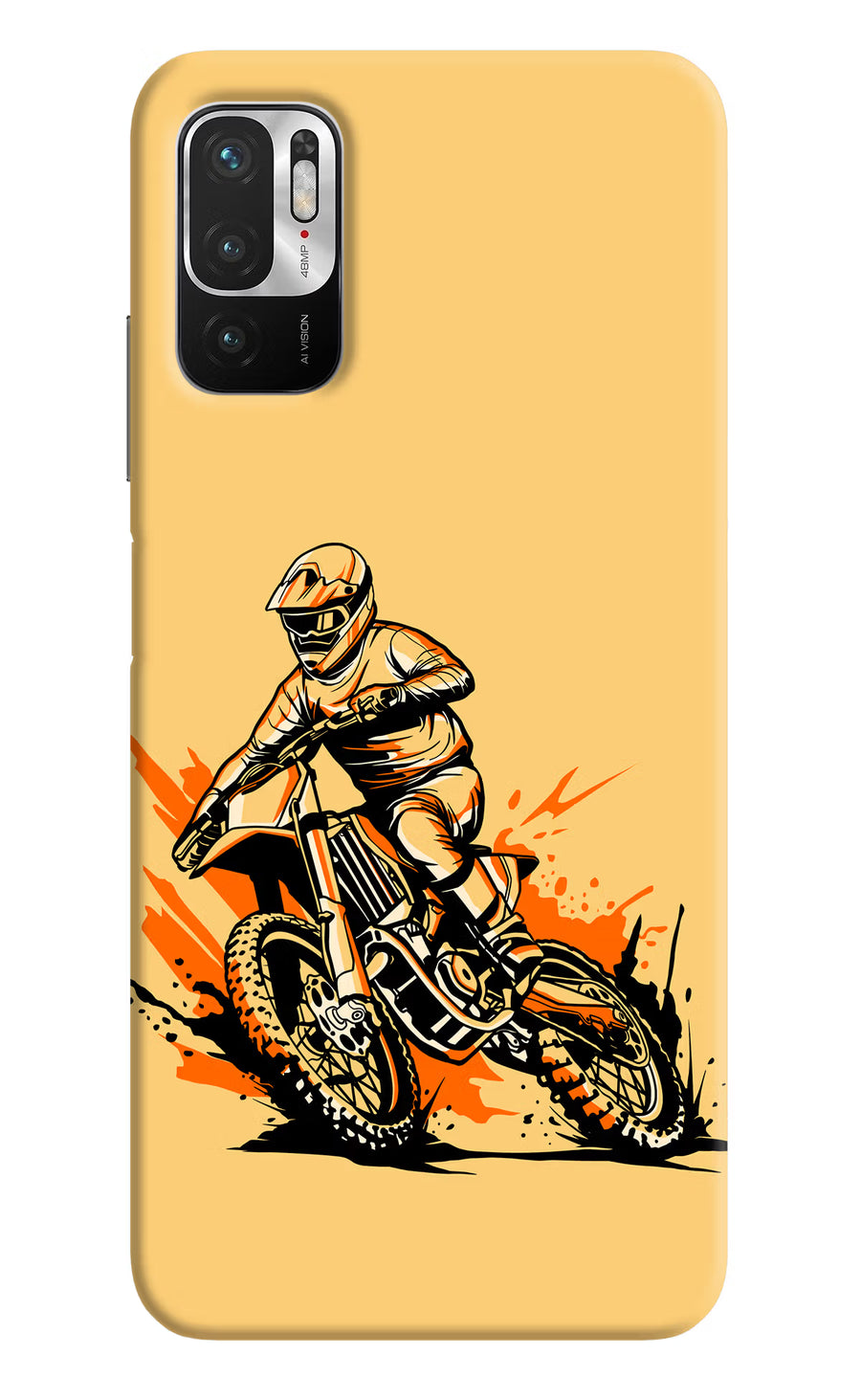 Off-Road Fury Redmi Note 10T 5G Back Cover, Hard case