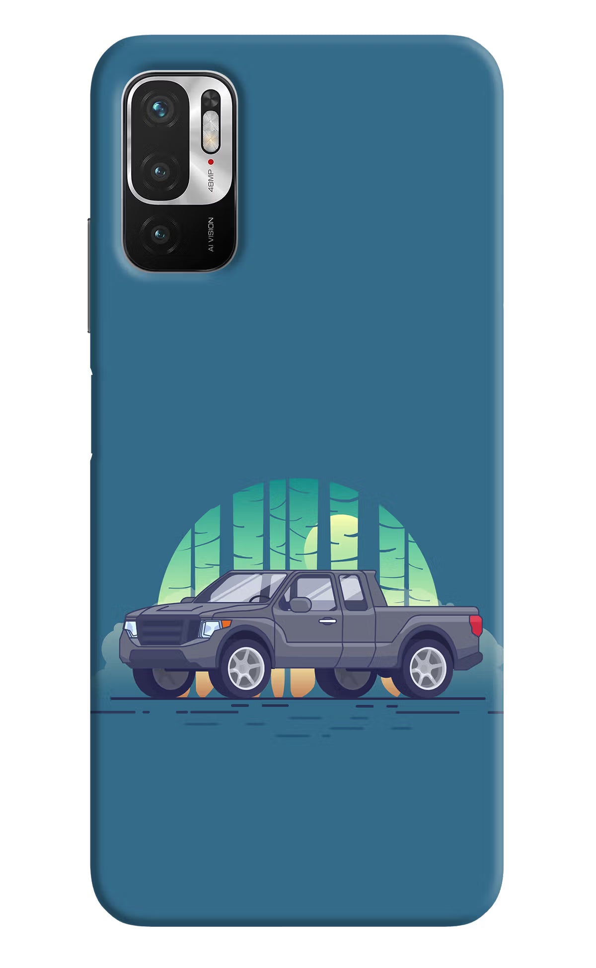 Retro Garage Vibe Redmi Note 10T 5G Hard Case Back Cover by Casekaro