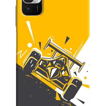 Track King Redmi Note 10T 5G Hard Case Back Cover by Casekaro
