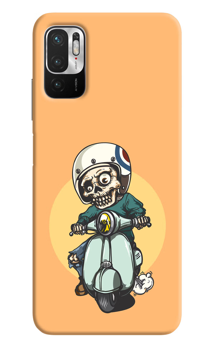 Undead Biker Redmi Note 10T 5G Back Cover, Hard case