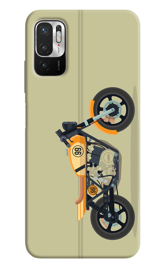 Vertical Speedster Redmi Note 10T 5G Hard Case Back Cover by Casekaro