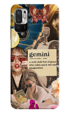 Gemini Zodiac Redmi Note 10T 5G Hard Case Back Cover by Casekaro