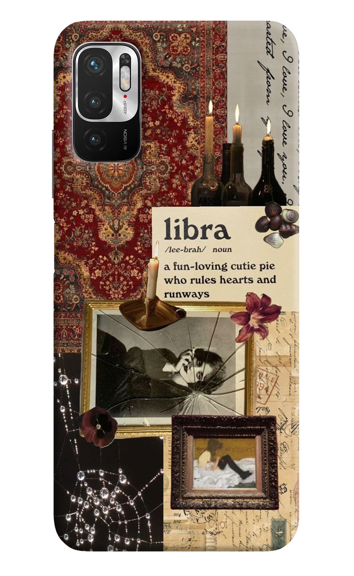 Libra Zodiac Redmi Note 10T 5G Hard Case Back Cover by Casekaro