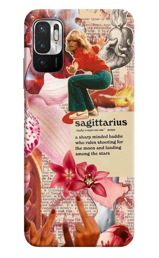 Sagittarius Zodiac Redmi Note 10T 5G Hard Case Back Cover by Casekaro