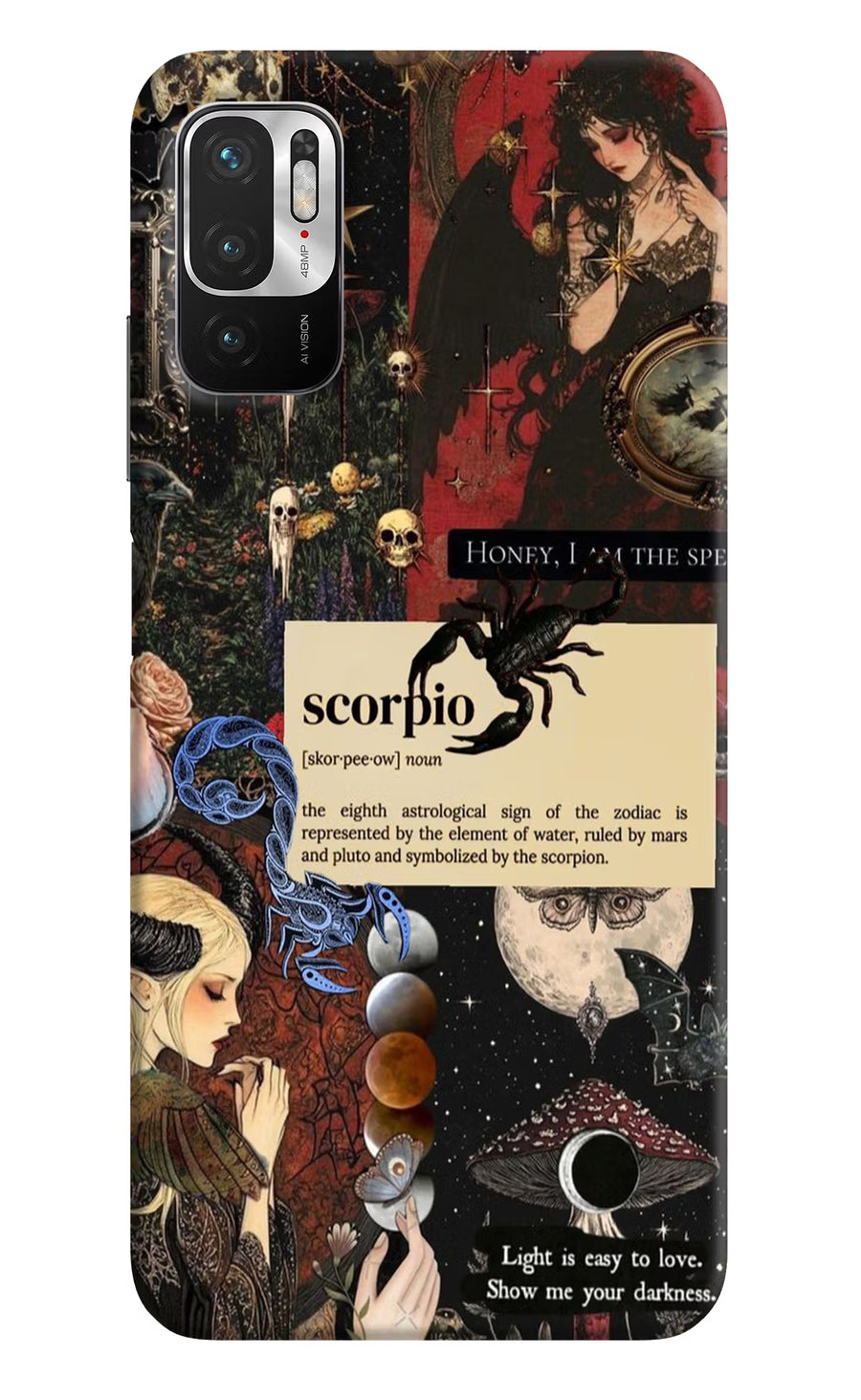 Scorpio Zodiac Redmi Note 10T 5G Back Cover, Hard case