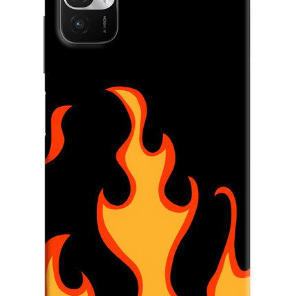 Fired Up – Black Redmi Note 10T 5G Hard Case Back Cover by Casekaro