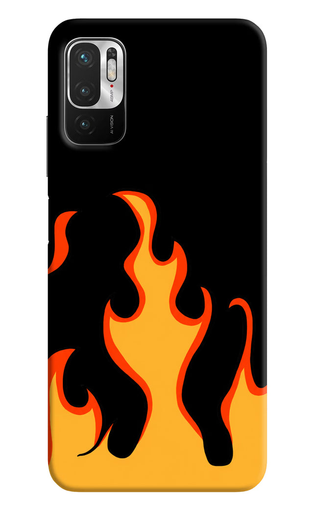 Fired Up – Black Redmi Note 10T 5G Hard Case Back Cover by Casekaro