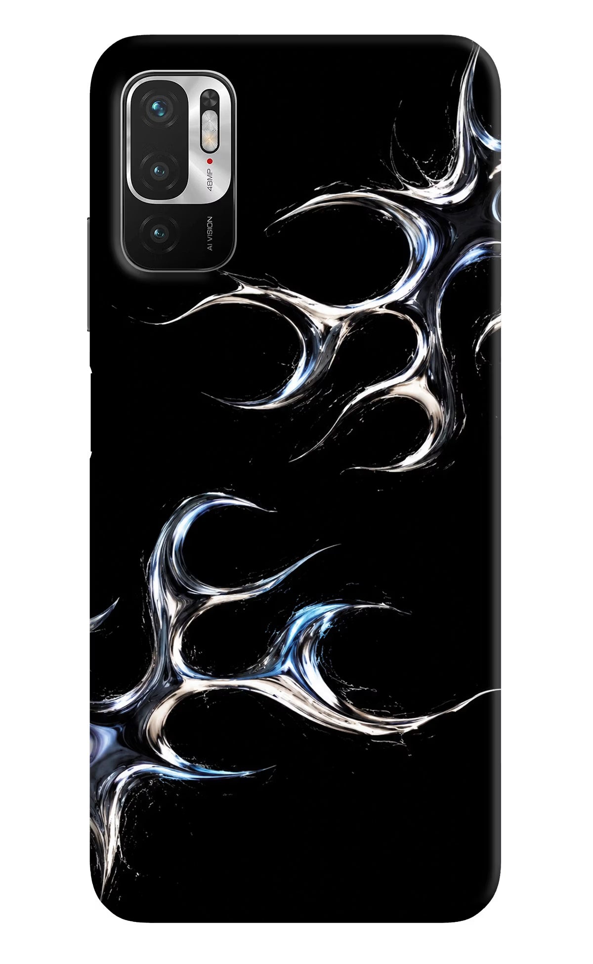 Chrome Tribal Redmi Note 10T 5G Hard Case Back Cover by Casekaro