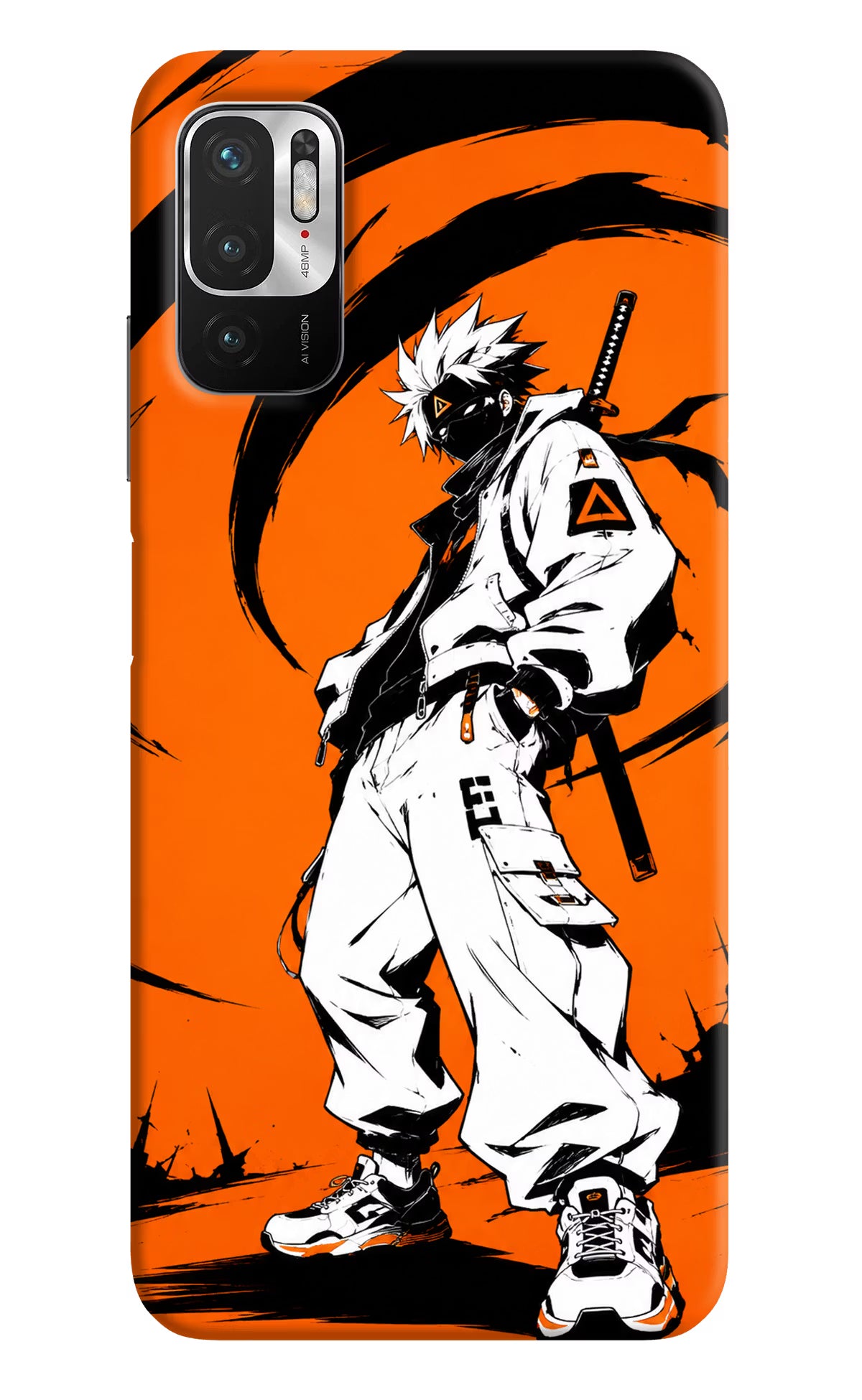 Street Samurai  Redmi Note 10T 5G Hard Case Back Cover by Casekaro