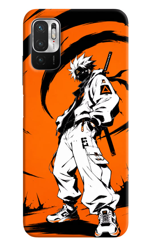 Street Samurai  Redmi Note 10T 5G Hard Case Back Cover by Casekaro